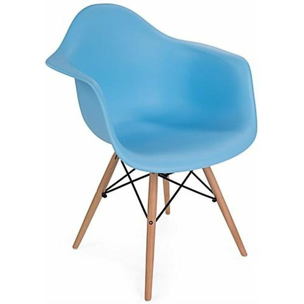 Grey Mid-Century Wood Dining Chair L3692