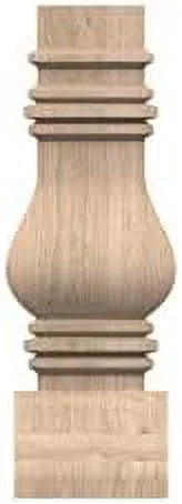 16 inch Wood Pedestal Base, Pack of Two Q424066
