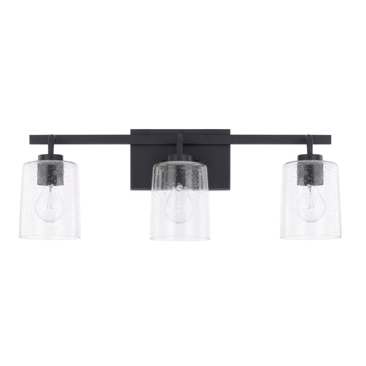 3 Light Vanity, Matte Black J7740