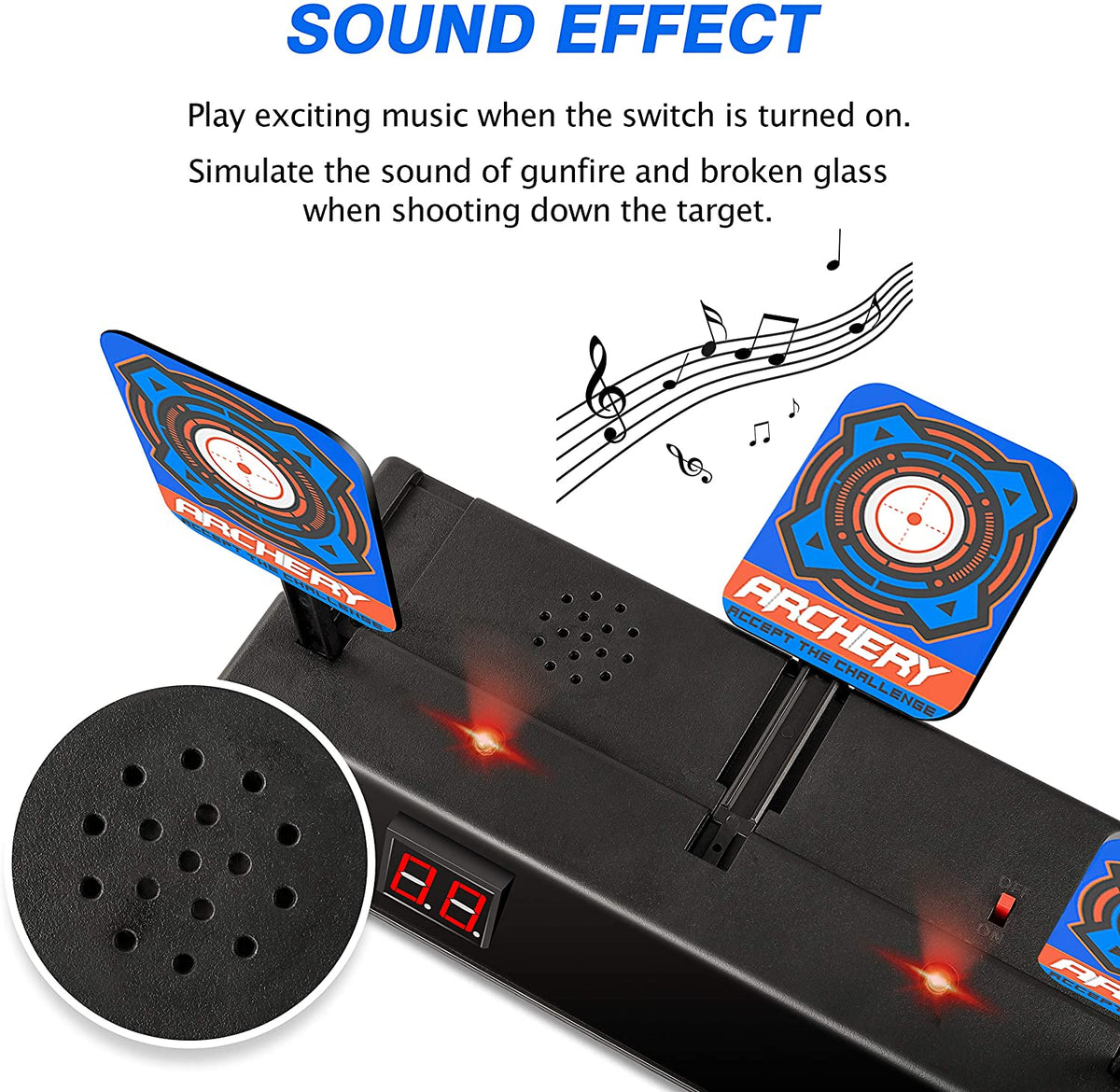 Electric Scoring Auto Reset Shooting Digital Target Z129625