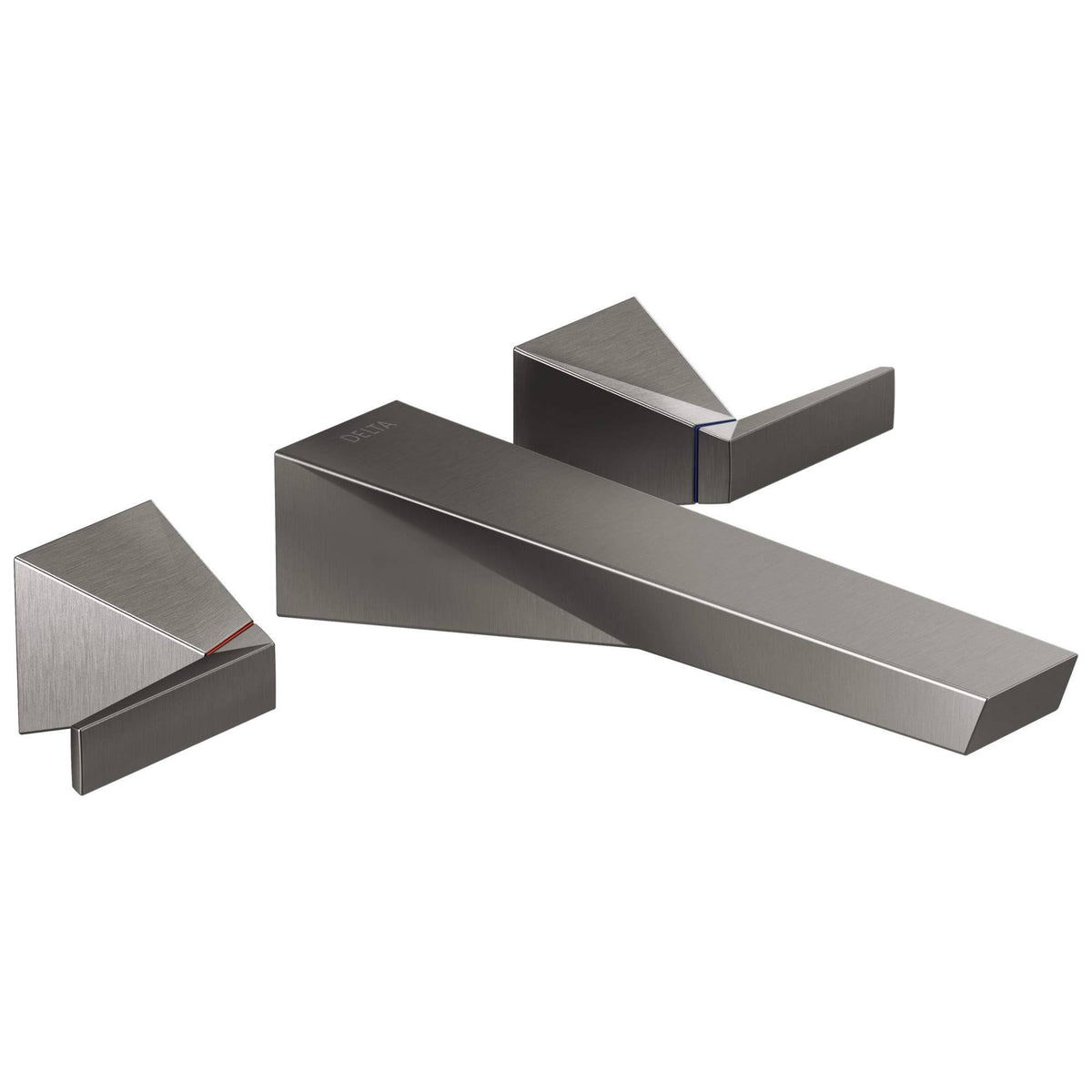 Black Stainless Wall-Mount Bathroom Faucet A58987