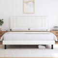 King Size Fabric Upholstered Platform Bed Frame P775