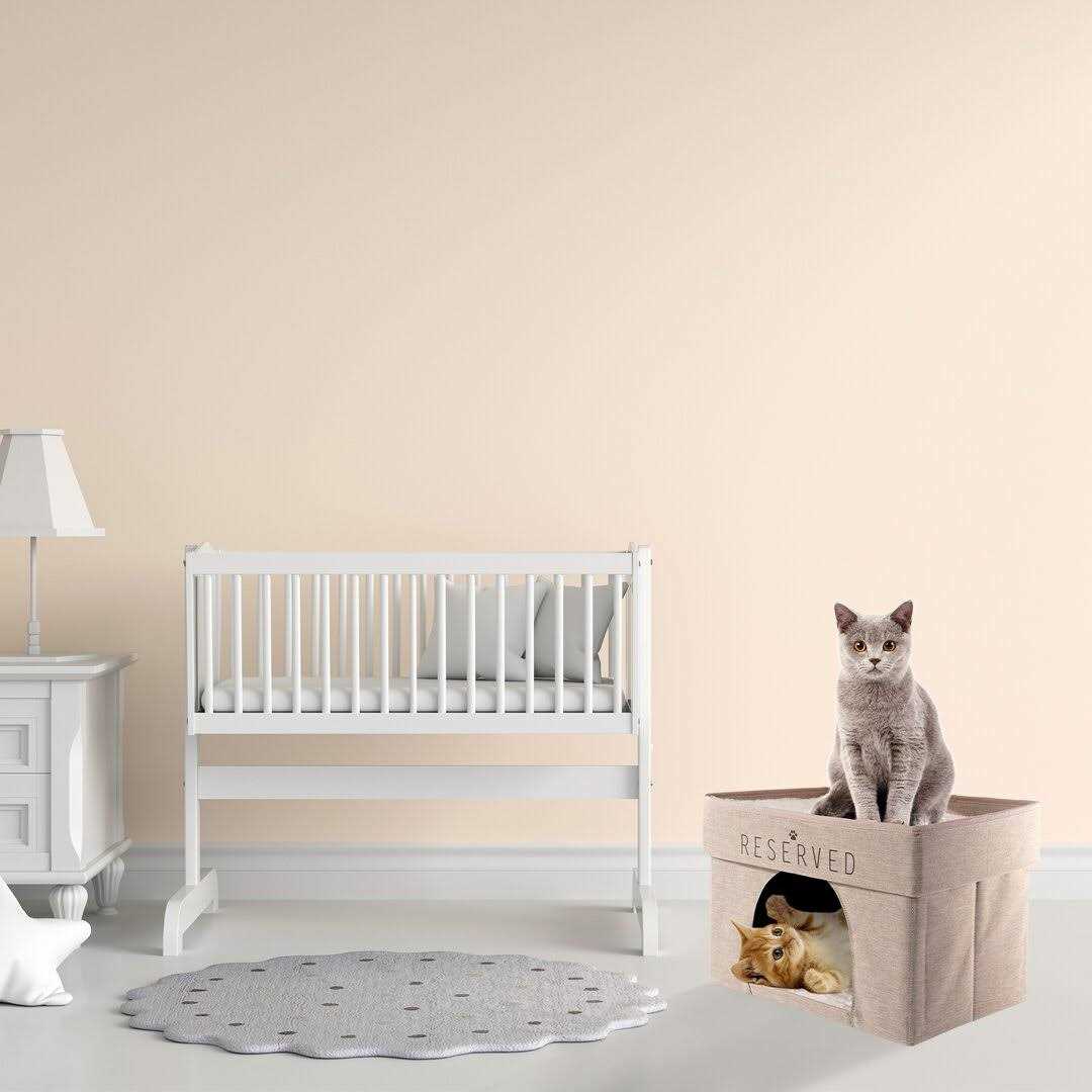 2-Tier Collapsible Cat Cave Y9695