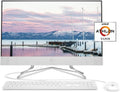 24-inch All-in-One Desktop Computer, AMD Athlon Silver 3050U, 8 GB RAM, 256 GB SSD, Windows 10 Home, White X349769