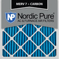 20x20x1 MERV 7 Carbon AC Furnace Air Filters Qty 6 Z6378