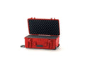 Red Wheeled Hard Case with Cubed Foam R650259