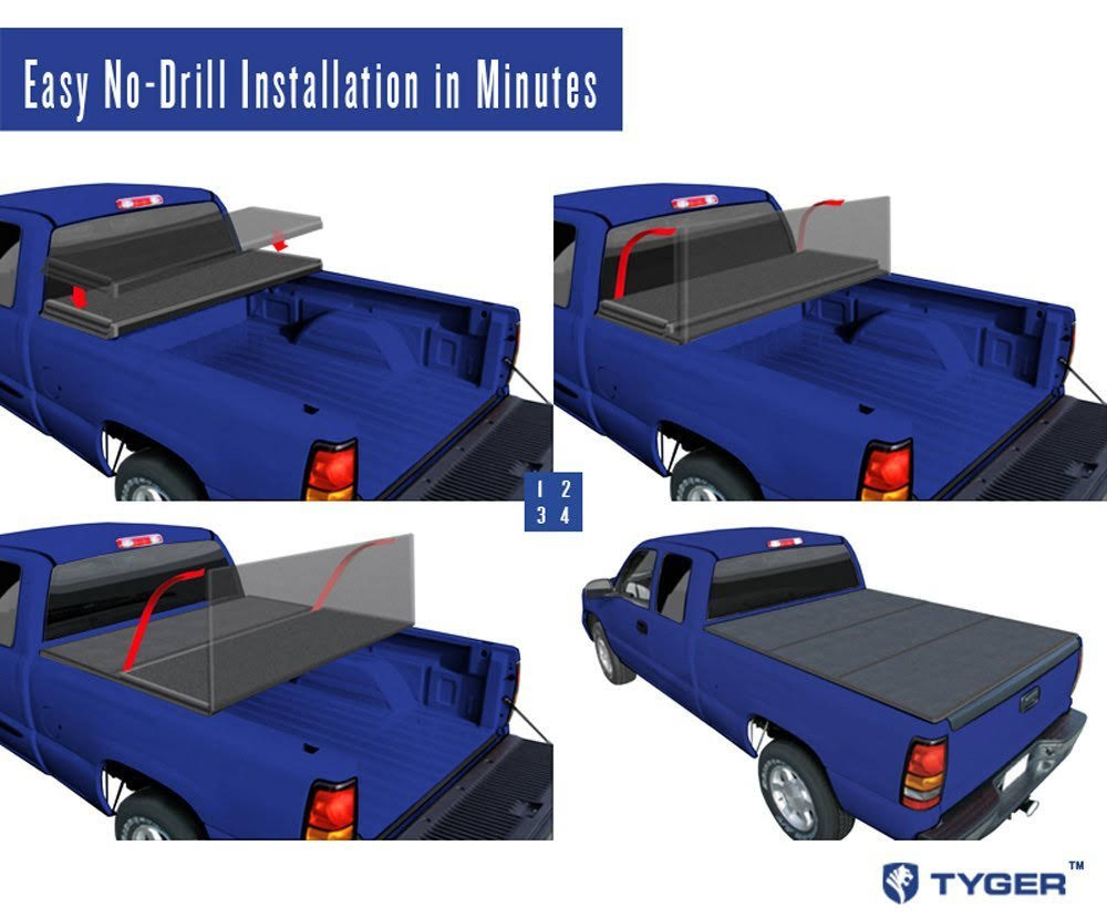 Tri-Fold Truck Bed Tonneau Cover K281