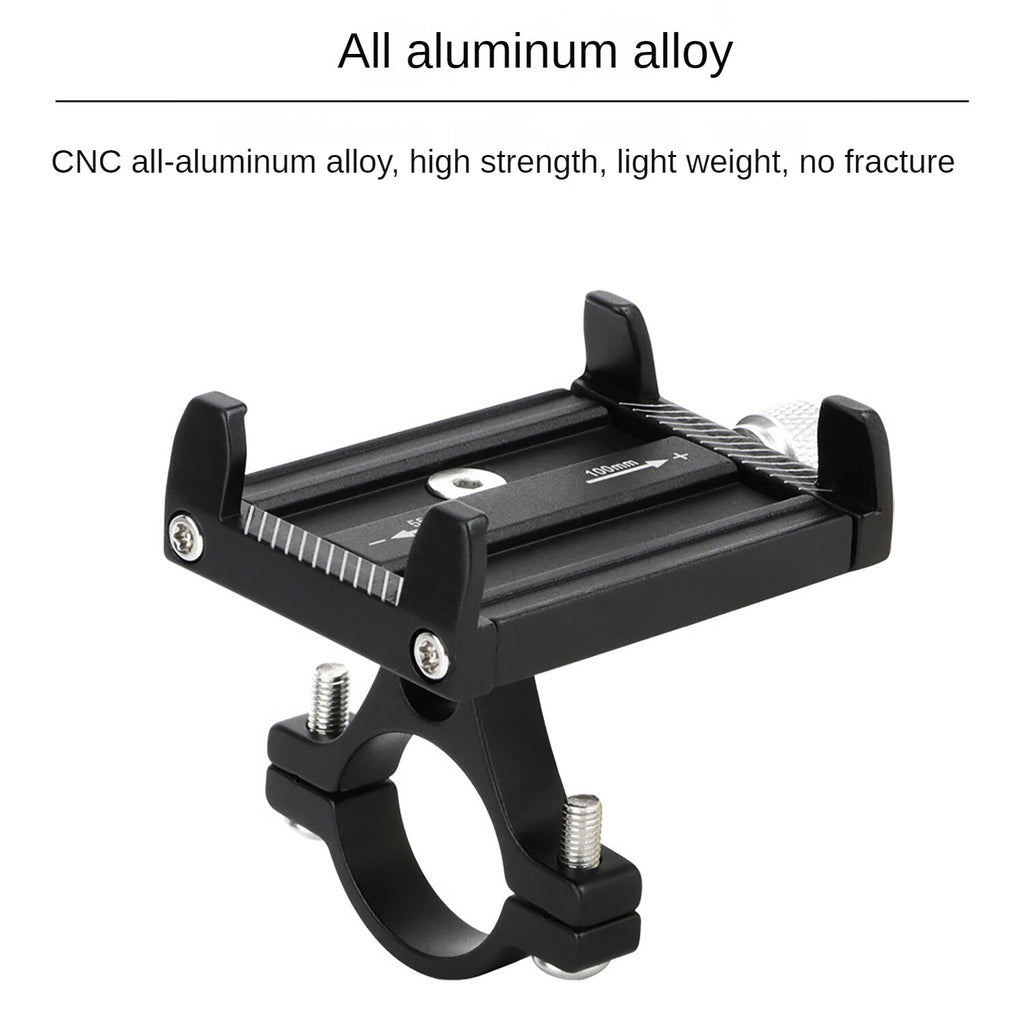 Black Metal Mobile Phone Holder for Motorcycle Scooter M9881