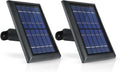 2 Pack Black Solar Panel for Ring Spotlight Cam Battery Y3032