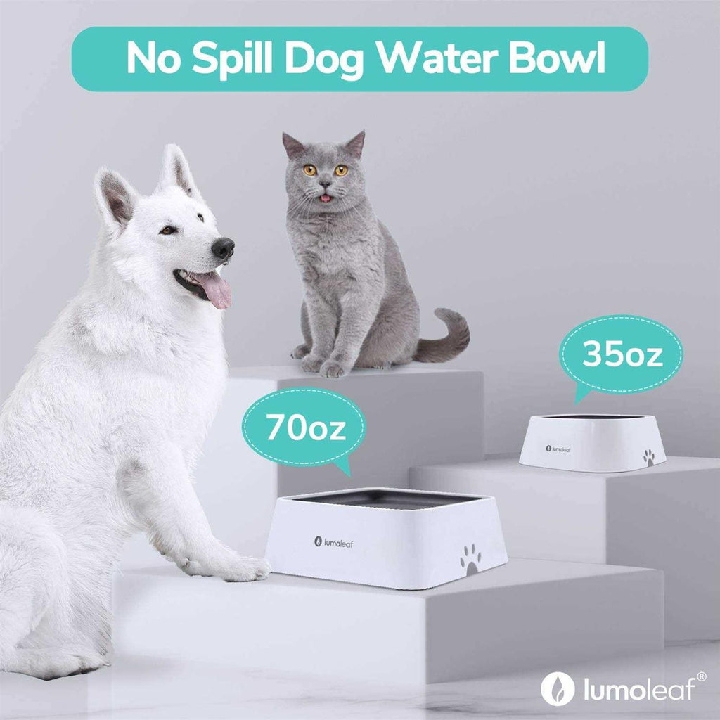 Dog Water Bowl Slow Feeder No Spill K837