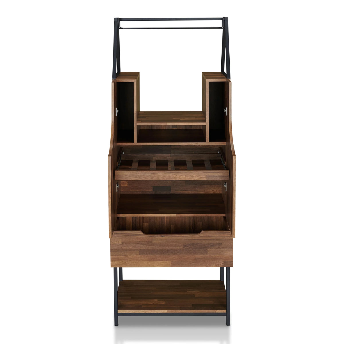 Light Hickory Wine Cabinet T298997