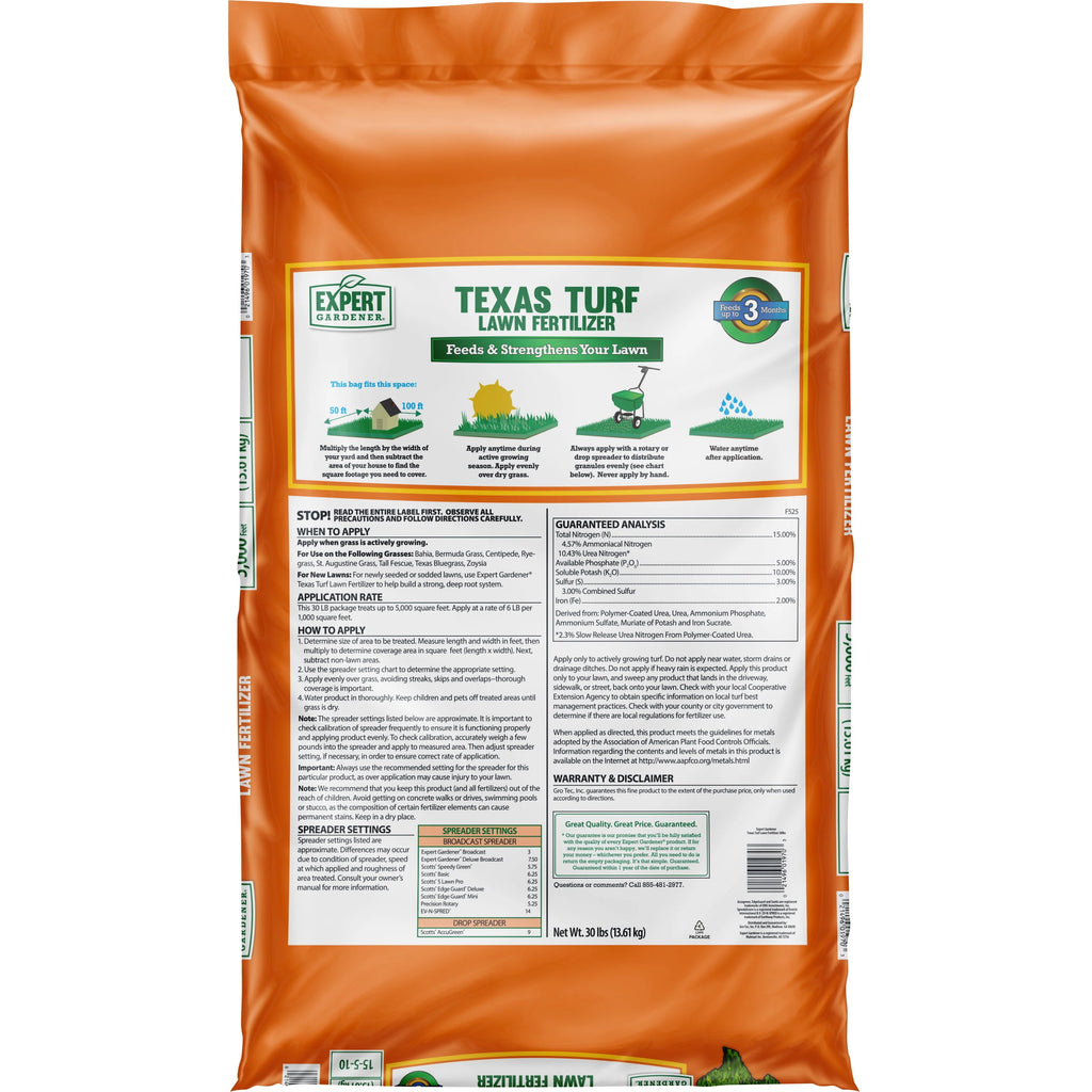 Lawn Food Plus 2% Iron Fertilizer 15-5-10, 30.2 lb. Z948