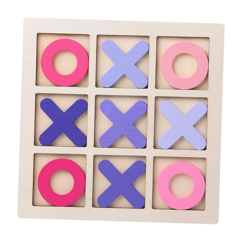 Pink Tic Tac Toe Board Puzzle Game B510902