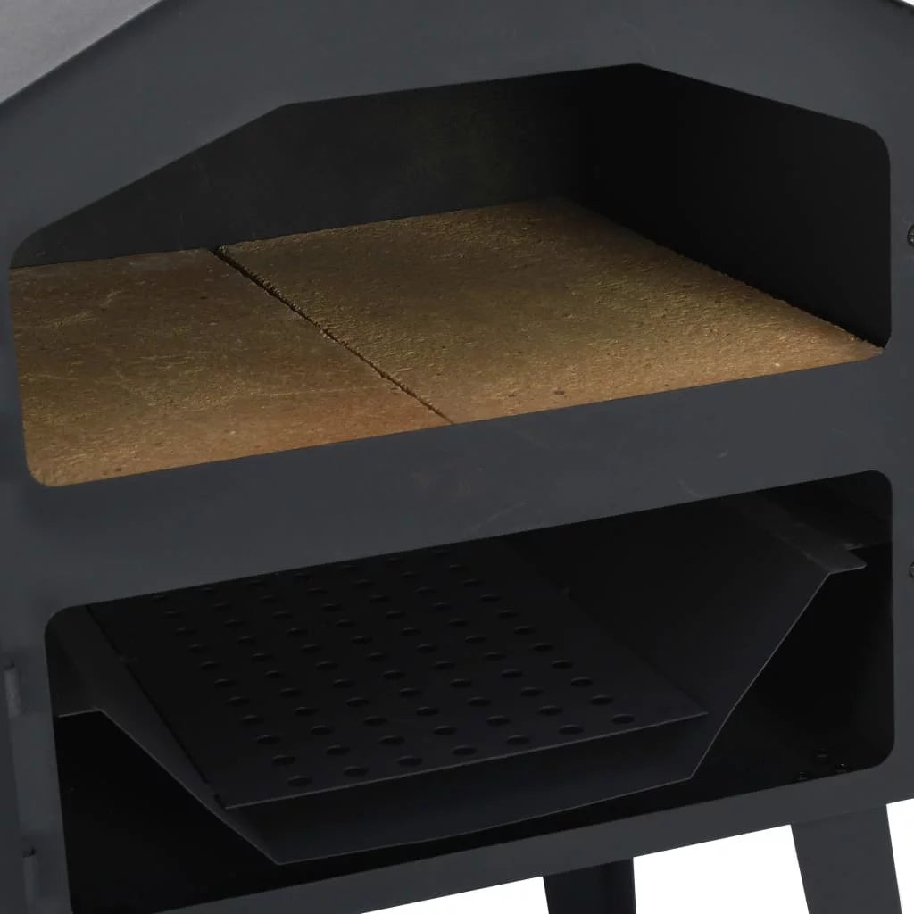 Charcoal Fired Outdoor Pizza Oven with 2 Fireclay Stones M3458
