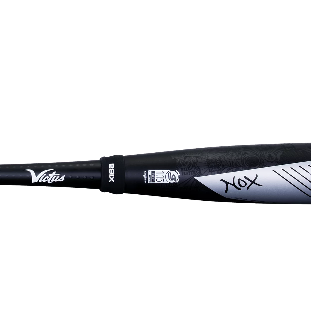 Two Piece Hybrid USSSA Baseball Bat -8 28"/20oz Black/Silver H87523