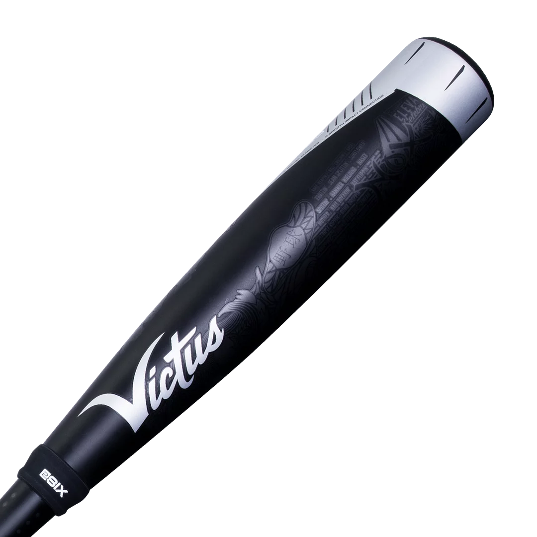 Two Piece Hybrid USSSA Baseball Bat -8 28"/20oz Black/Silver H87523