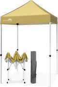 10' x 10' Light Blue Pop Up Canopy Tent with Wheeled Carrying Bag P685899