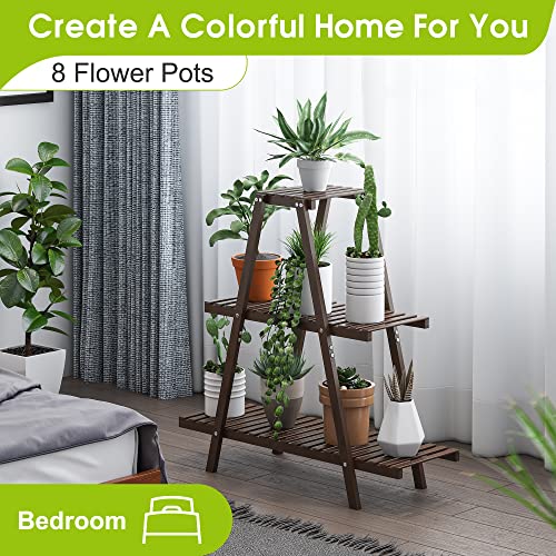 Bamboo 3 Tier Plant Stand P630775