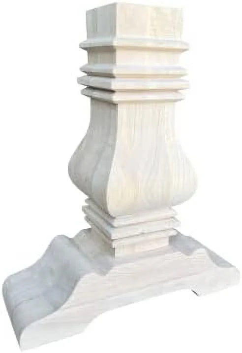 16 inch Wood Pedestal Base, Pack of Two Q424066