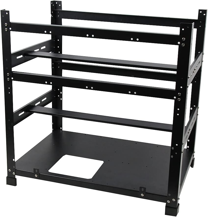 3 Layers Open Mining Frame for 12 GPU Server Rack S72057