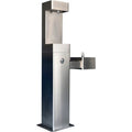 Outdoor Drinking Fountain with Bottle Filler, Stainless Steel J421523