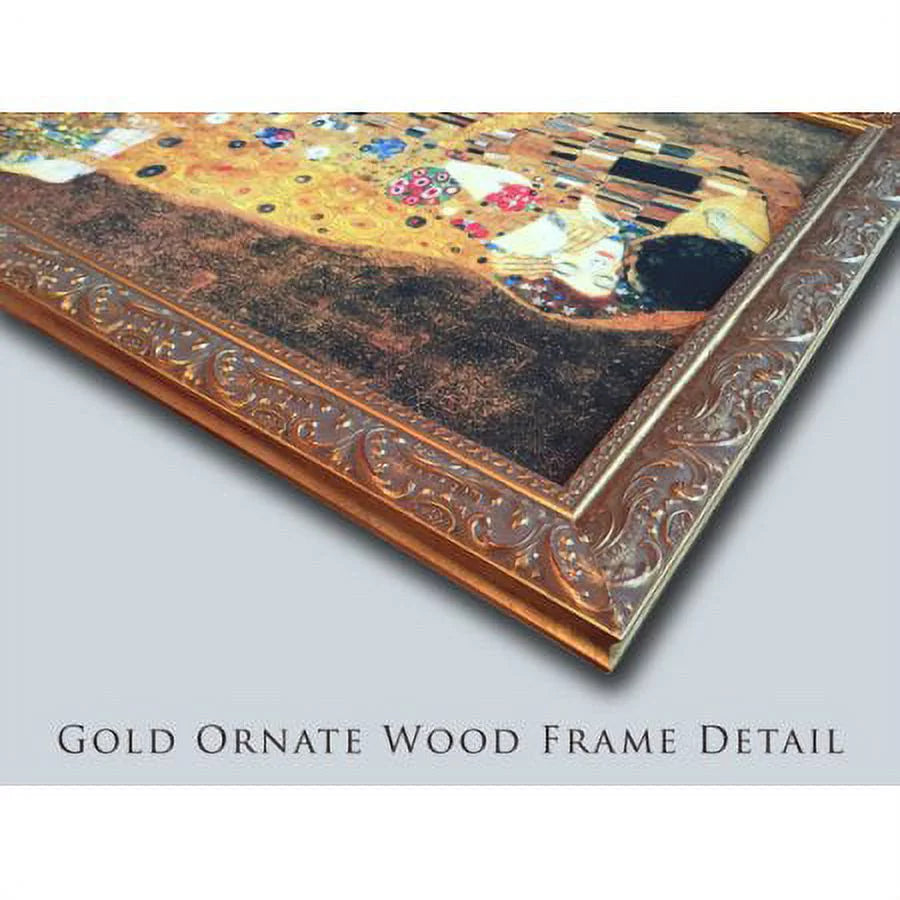 15x18 Gold Ornate Wood Frame Double Matted Art Print I7561