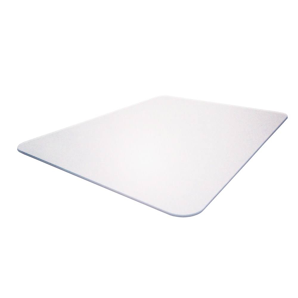 Heavy-Duty Chair Mat for Hard Floors and Carpets, 35x22W x 47x22D, Clear I750449