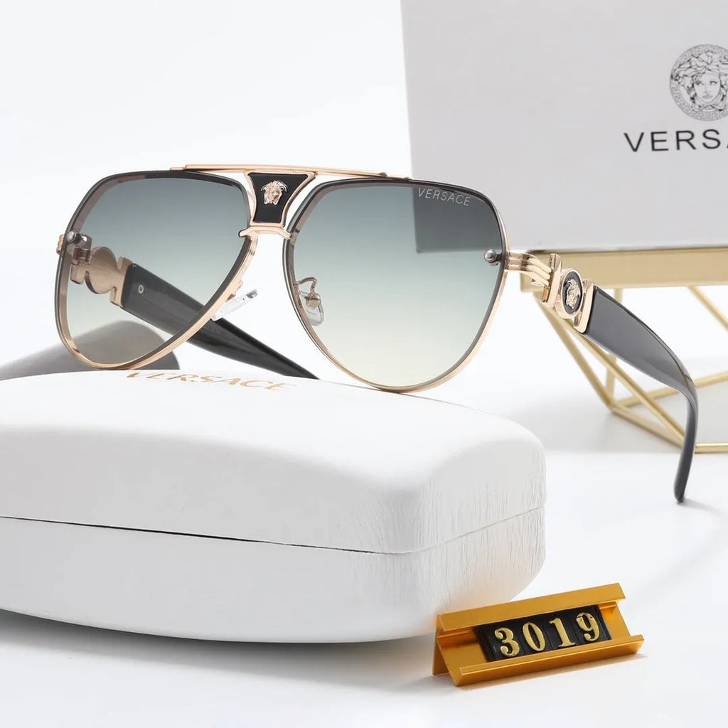 Oval Double Bridge Polarized Sunglasses B203945