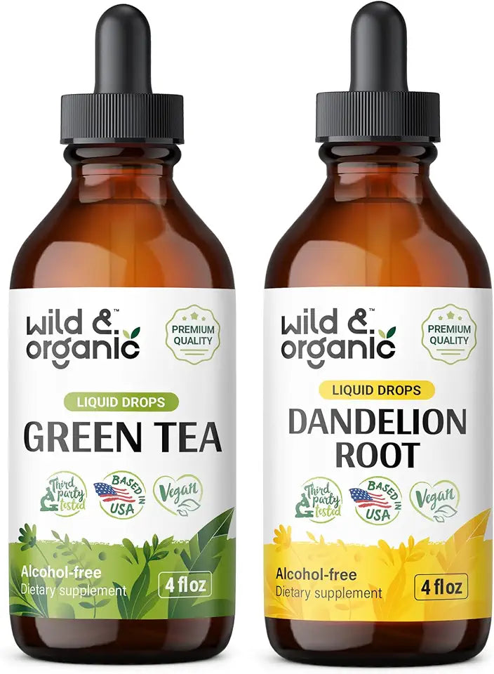 Green Tea & Dandelion Root Tincture 4 fl oz O932