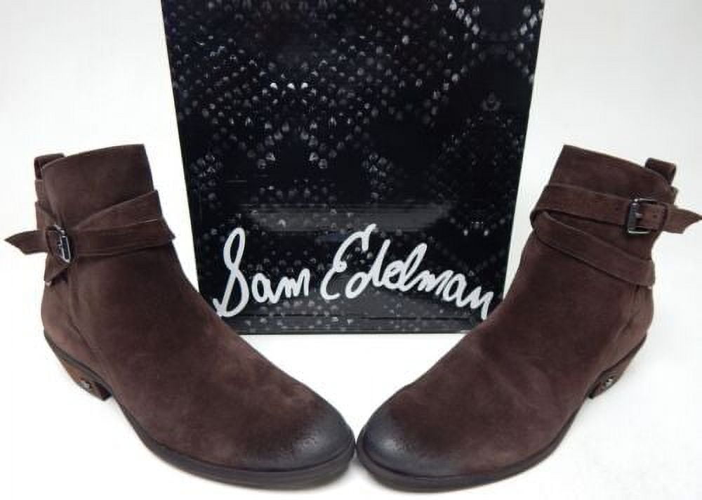 Cocoa Brown Suede Ankle Bootie S858654