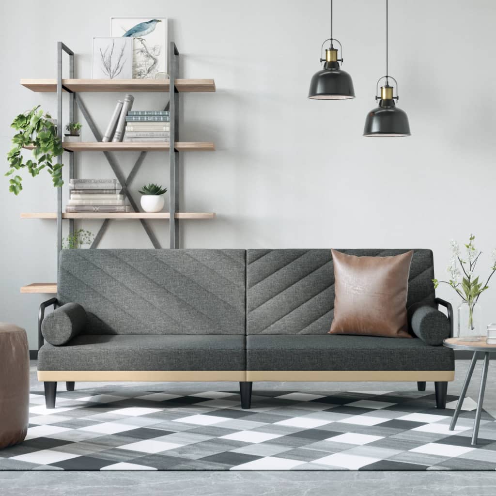 Dark Gray Fabric Sofa Bed W4305
