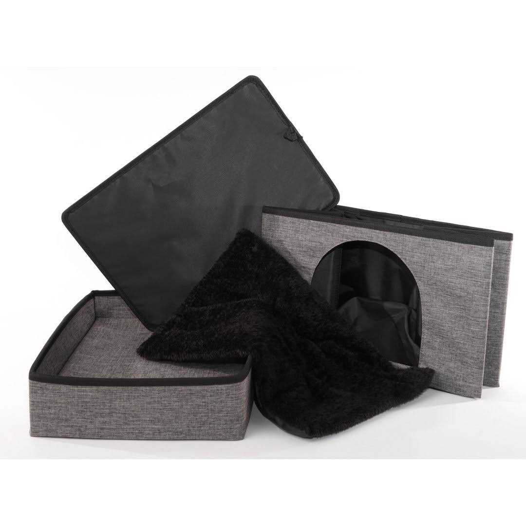 2-Tier Collapsible Cat Cave Y9695