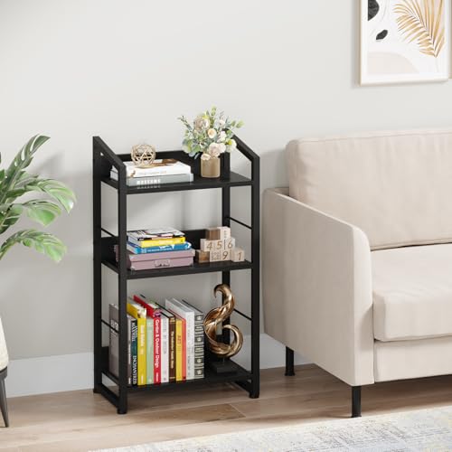 3-Tier Wood Metal Bookshelf W5925