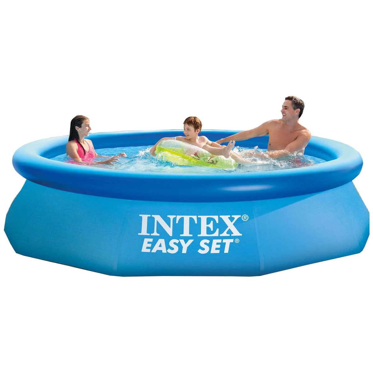 10ft x 30in Inflatable Round Swimming Pool & Pump K21413