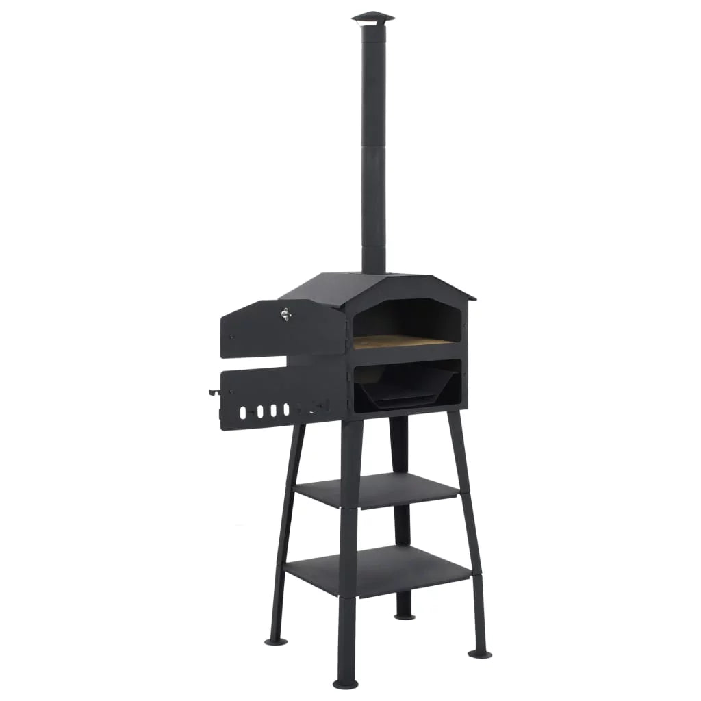 Charcoal Fired Outdoor Pizza Oven with 2 Fireclay Stones M3458