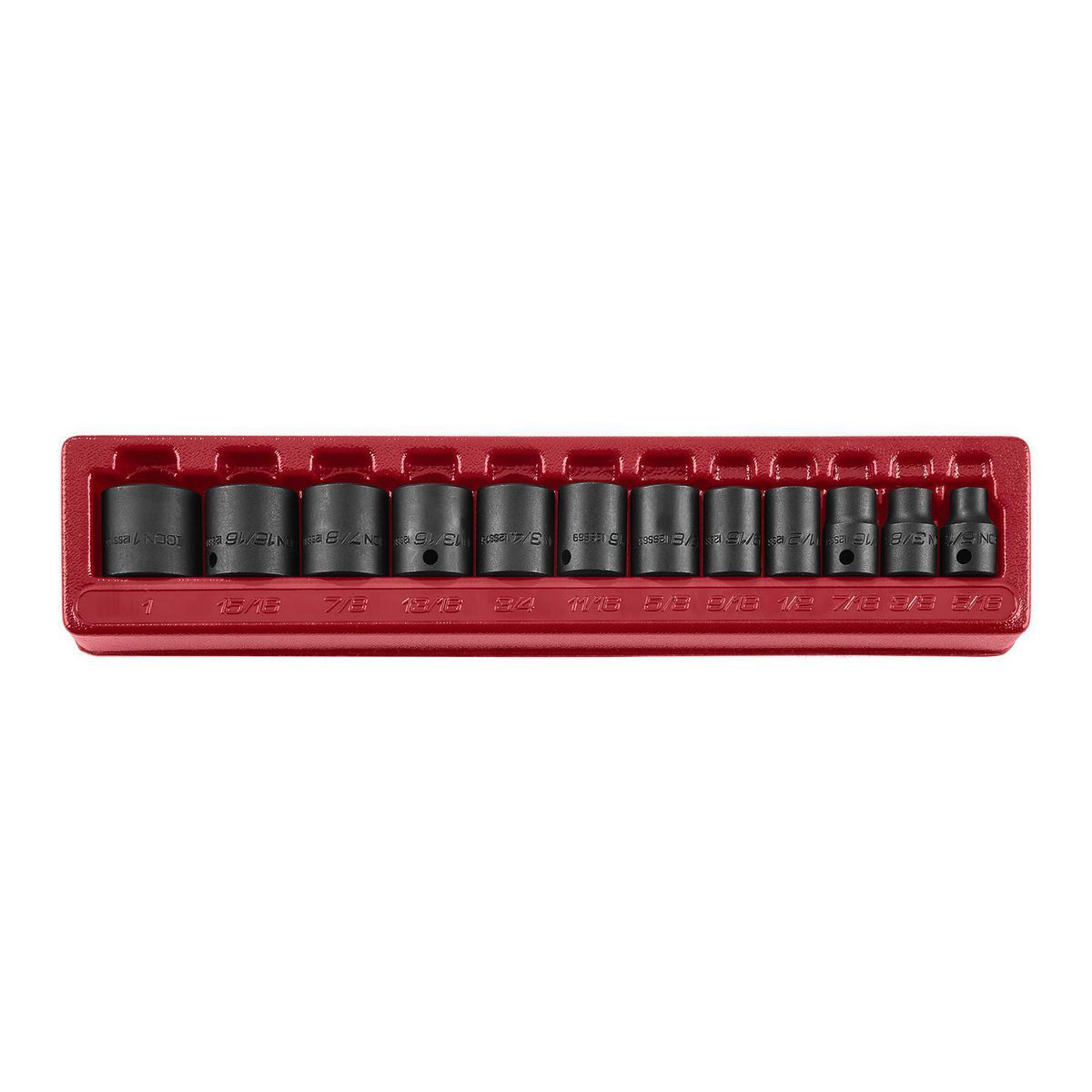 3/8 in. Drive SAE Impact Socket Set, 12 Piece N446342